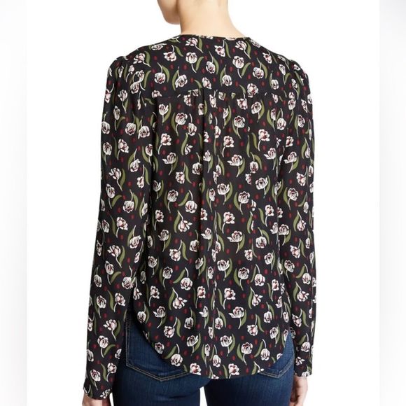 VERONICA BEARD BLOUSE - ASHEVILLE - MSRP $375 - Picture 3 of 10